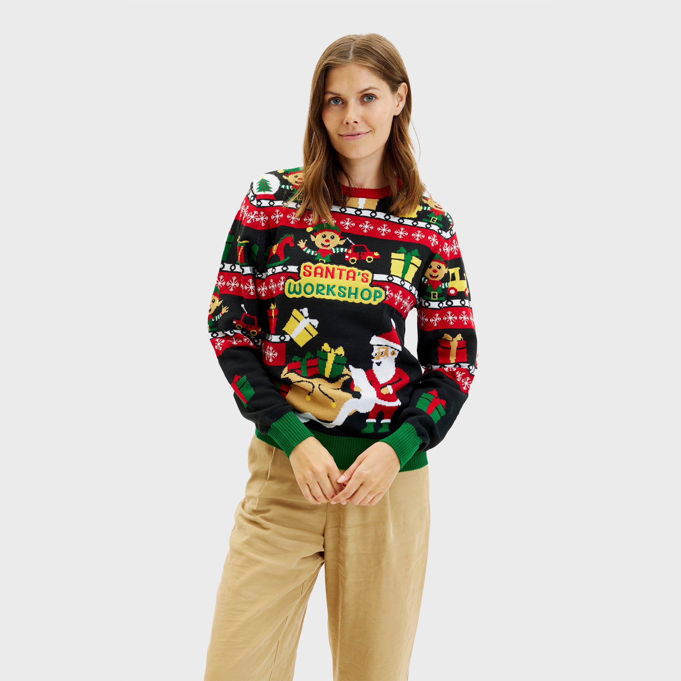 Santa’s Workshop Sweater - Woman